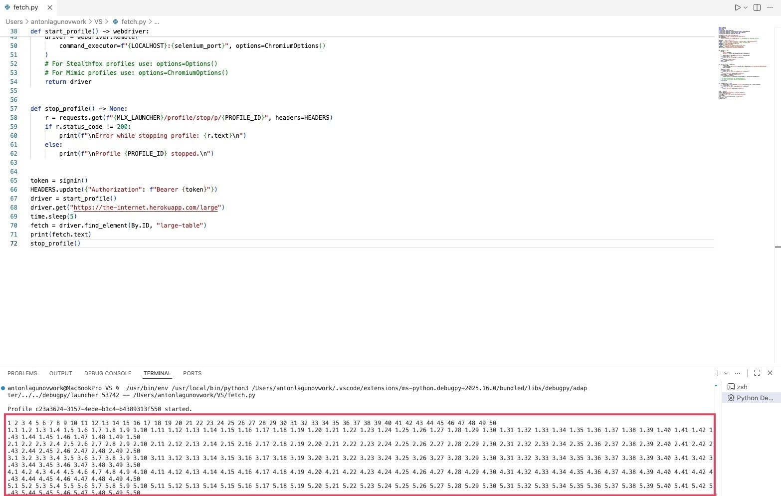 Web scraping with Selenium 101 reference visual 2