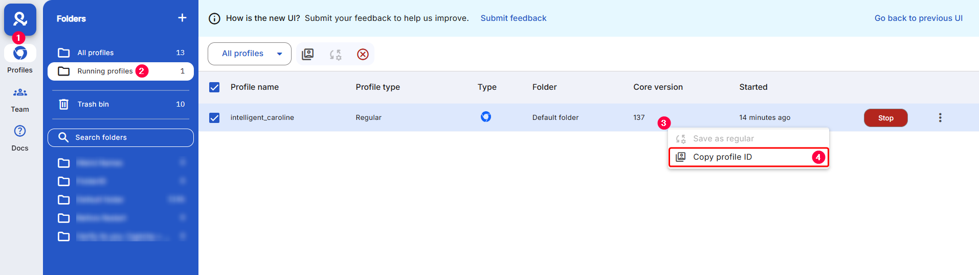 How to save a quick profile in local storage with Postman reference visual 3