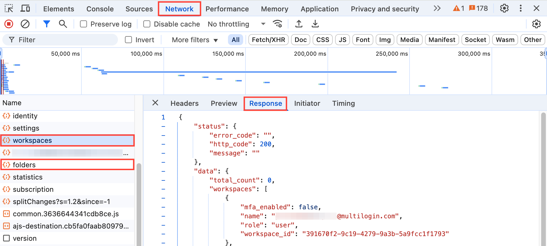How to get profile, folder, and workspace IDs in DevTools reference visual 6